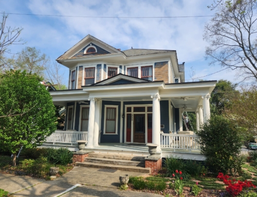 Blue Oakwood House Before